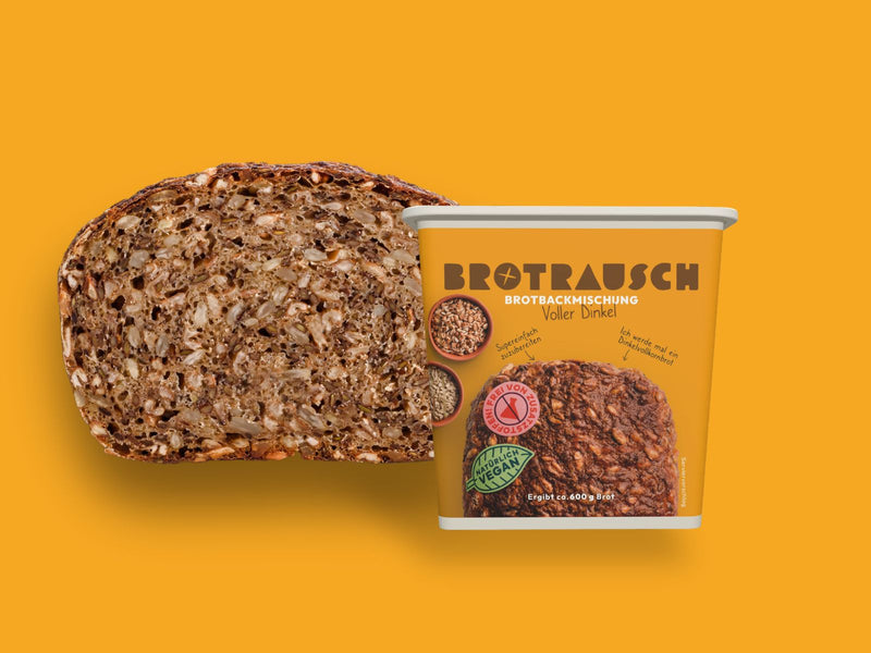 Brotbackmischung für Dinkelvollkornbrot | Voller Dinkel Serviervorschlag