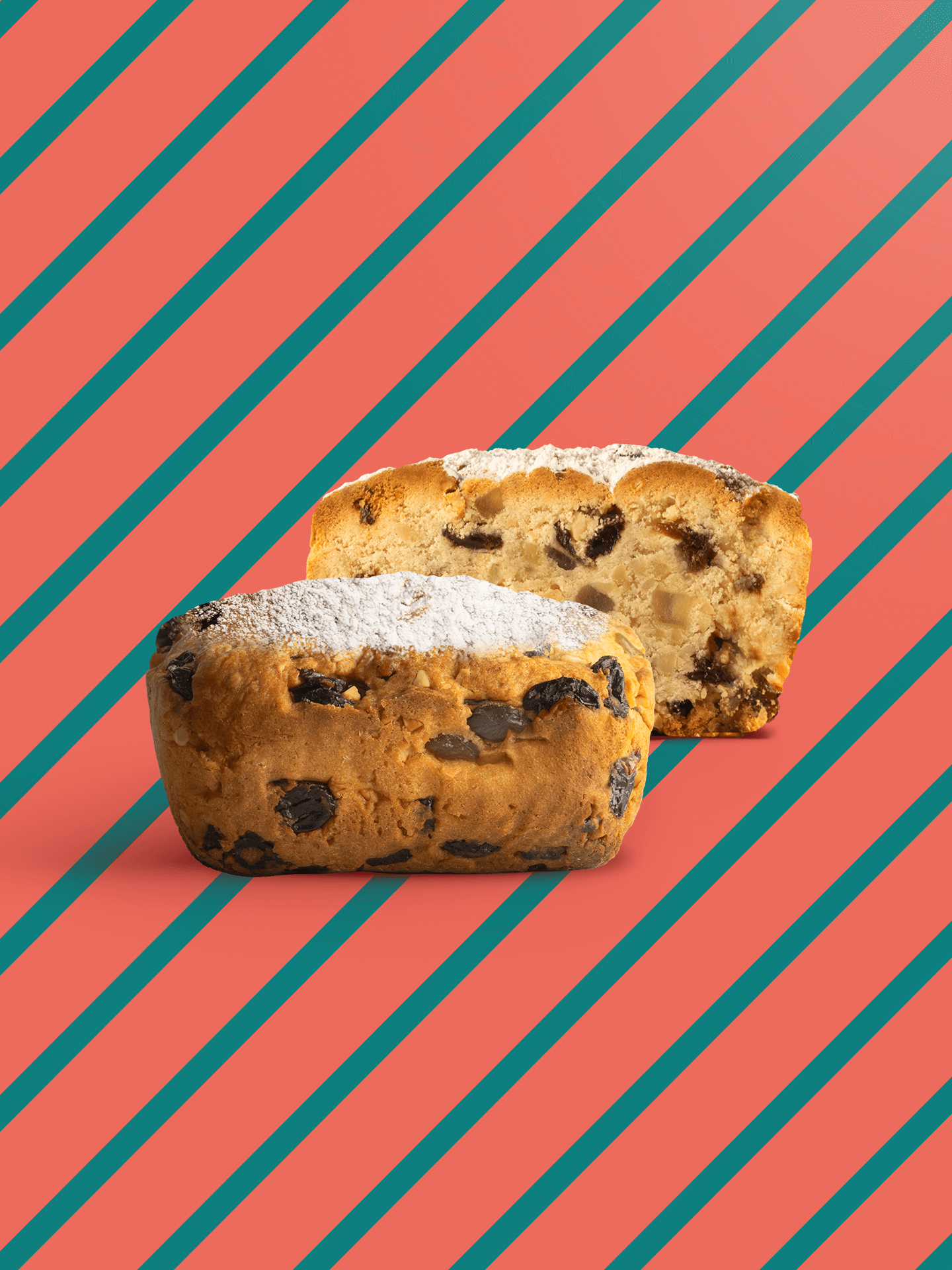 Feiner Feststollen Christstollen gebacken