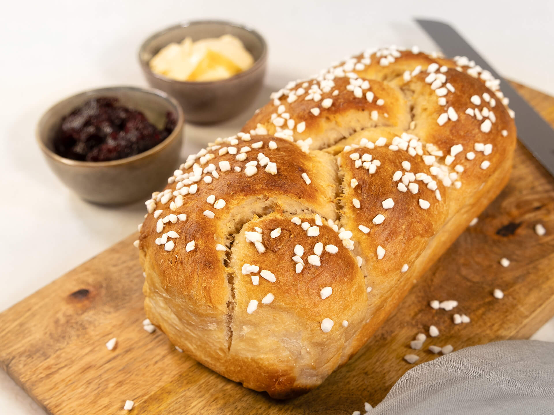 Süßer Hefezopf Rezept | Brotrausch