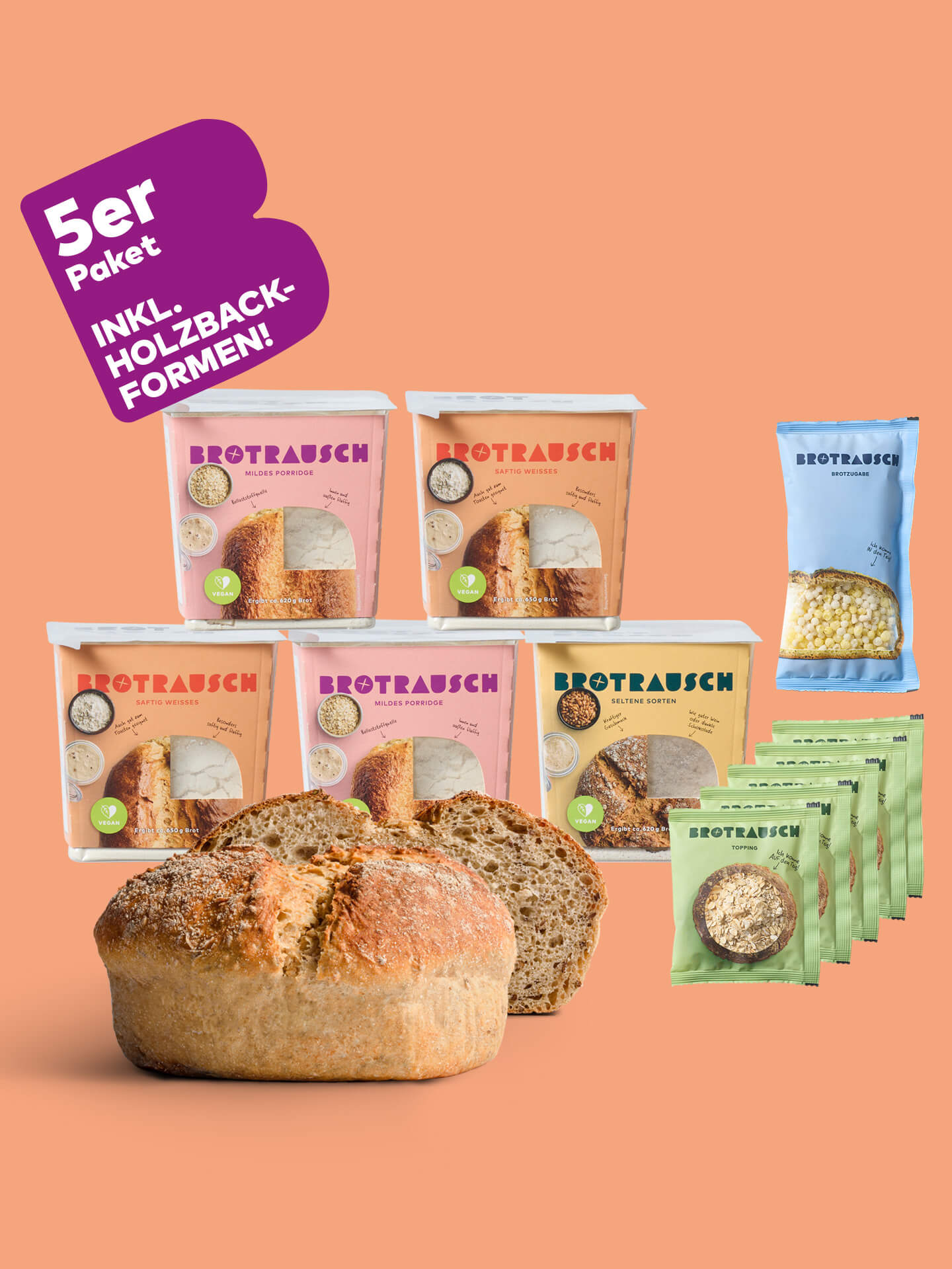 Pausenbrot 5er Paket