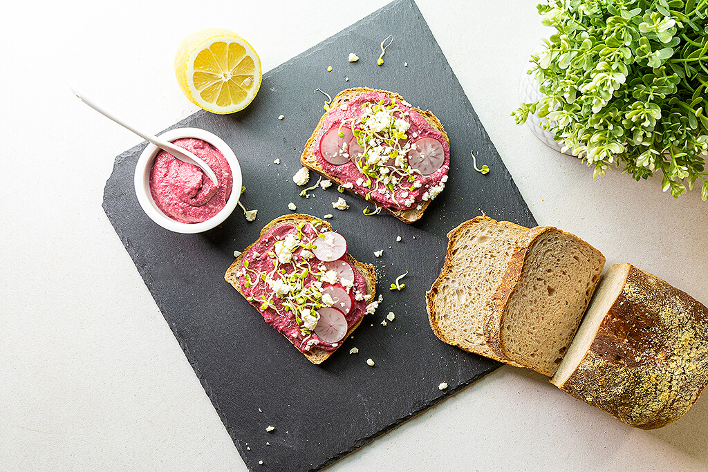 Rote Bete Aufstrich mit Feta