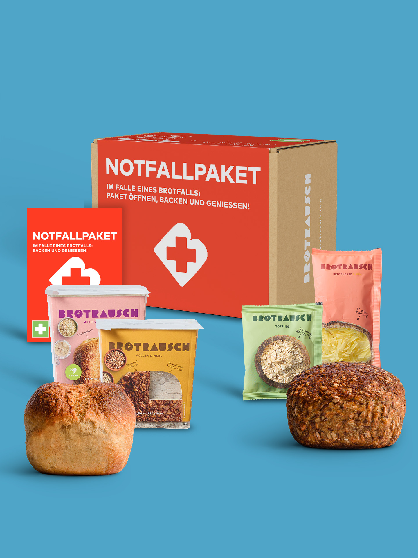 Geschenkbox Notfallpaket